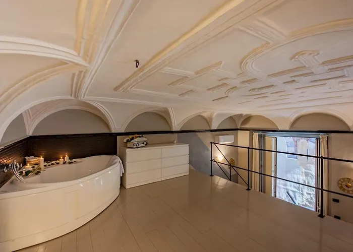 Elegant Two-level With In-room Tub